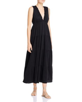DOLAN Tiered Ruffled Maxi Dress 