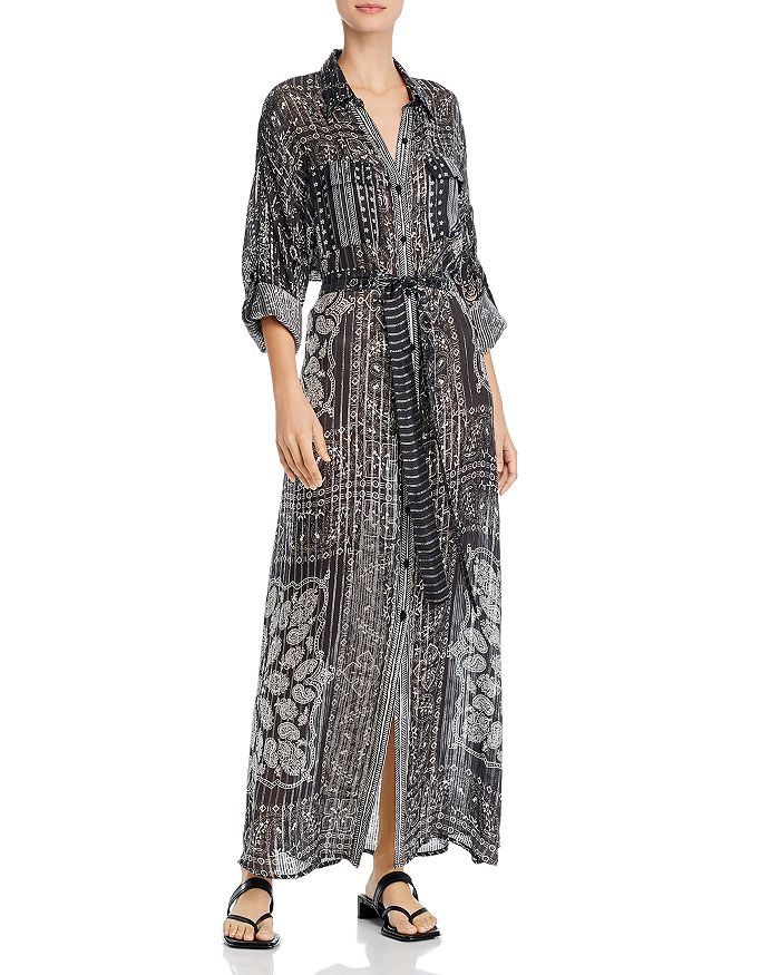 Rococo Sand Printed Belted Dress Bloomingdale s