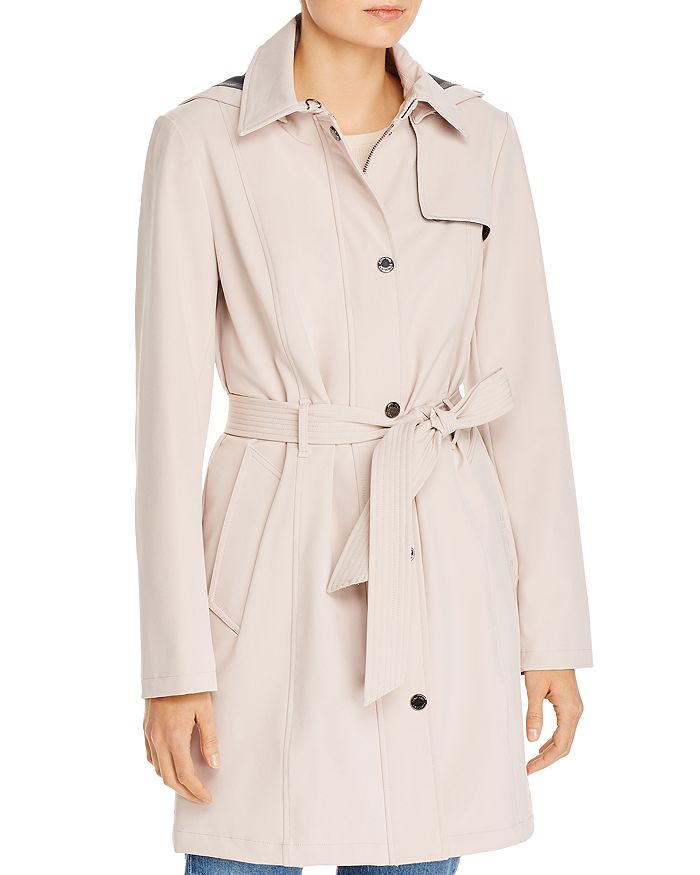 Calvin Klein Soft-Shell Mid-Length Coat | Bloomingdale's