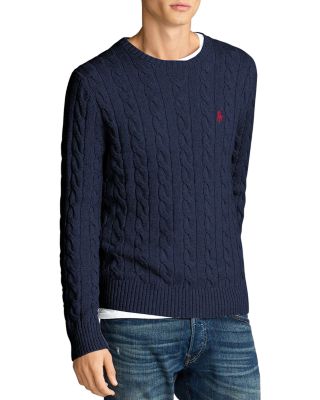 Cable Knit Cotton Sweater