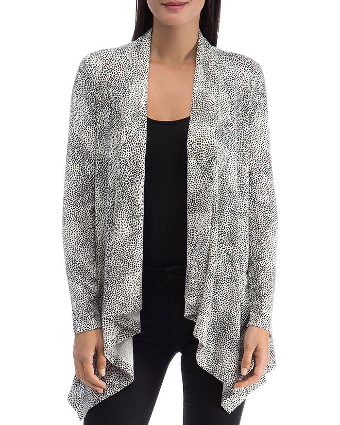B Collection by Bobeau Amie French Terry Printed Cardigan | Bloomingdale's