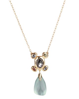 alexis bittar lucite pendant necklace