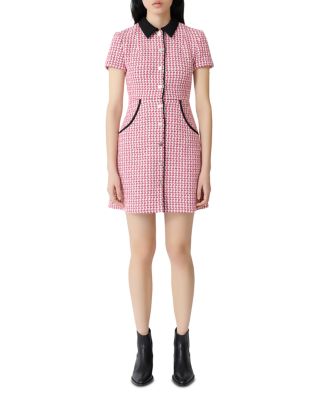 maje pink dress