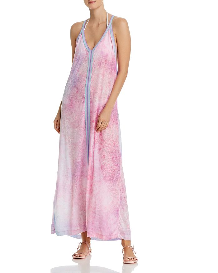 Pitusa Sublimado Sundress Swim CoverUp Bloomingdale's