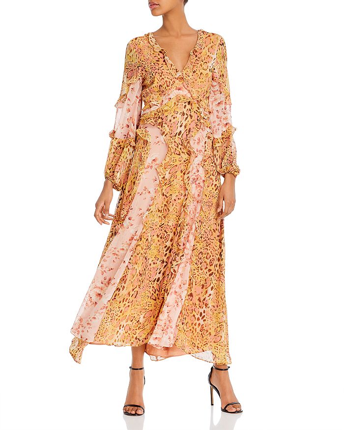 Bardot Mixed Print Ruffled Dress | Bloomingdale's