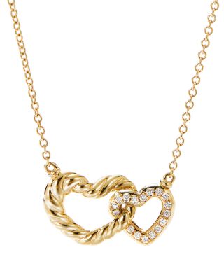 david yurman double heart necklace