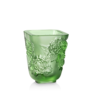 Lalique Pivoines Small Vase