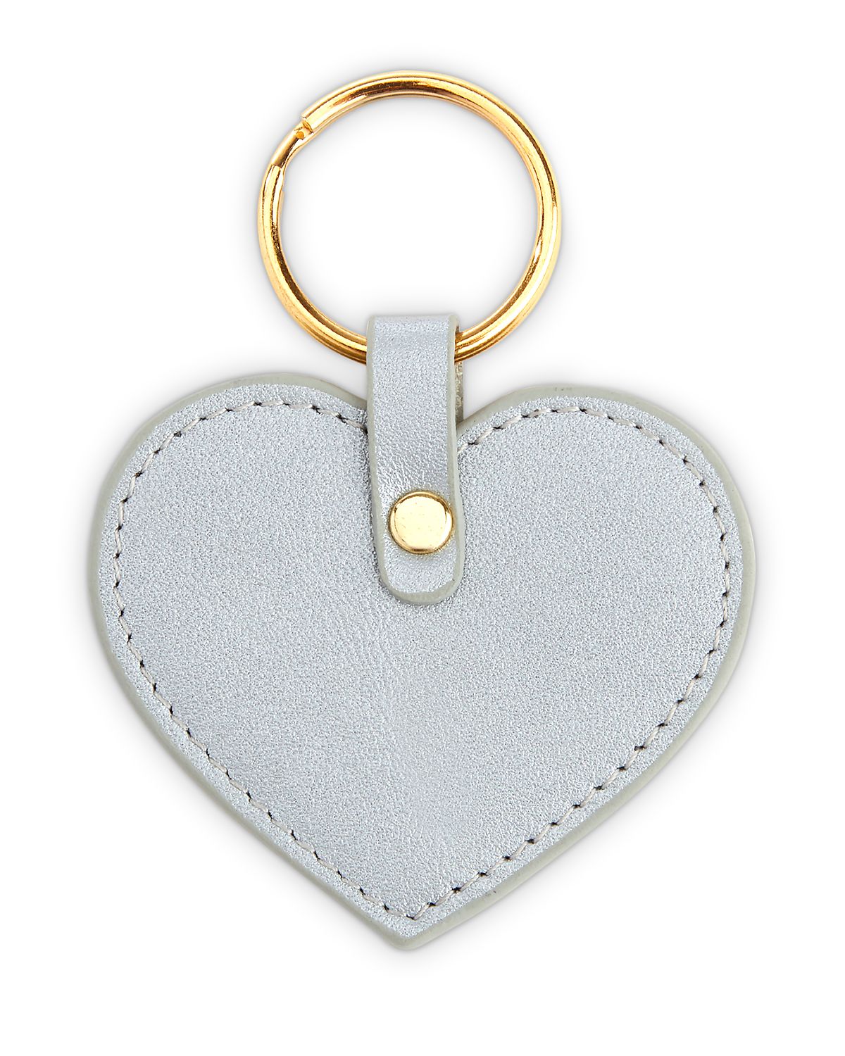 Royce Leather Heart Keychain Charm