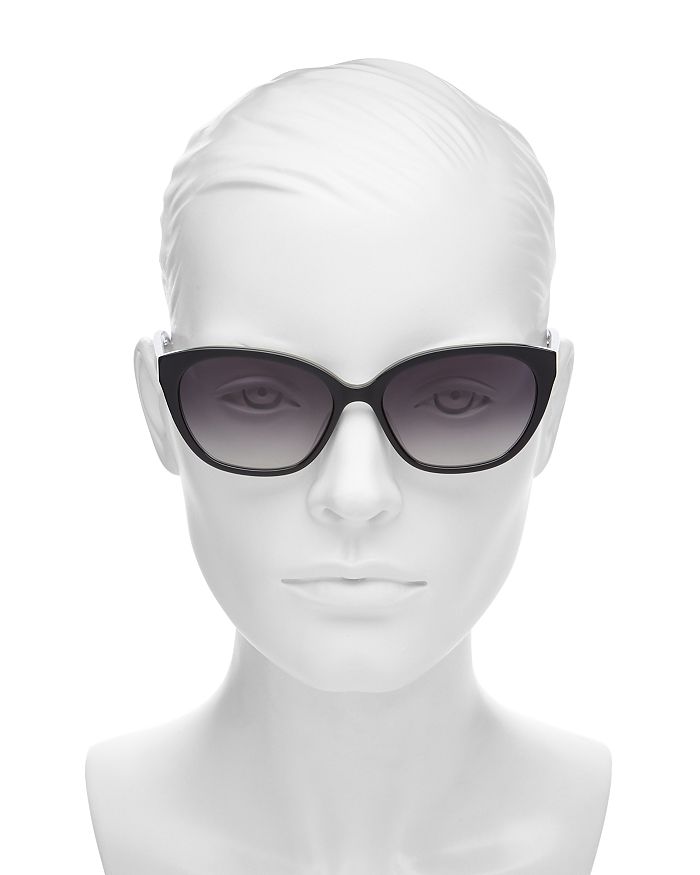 Kate Spade New York Women's Philippa Cat Eye Sunglasses, 54mm In Black ...