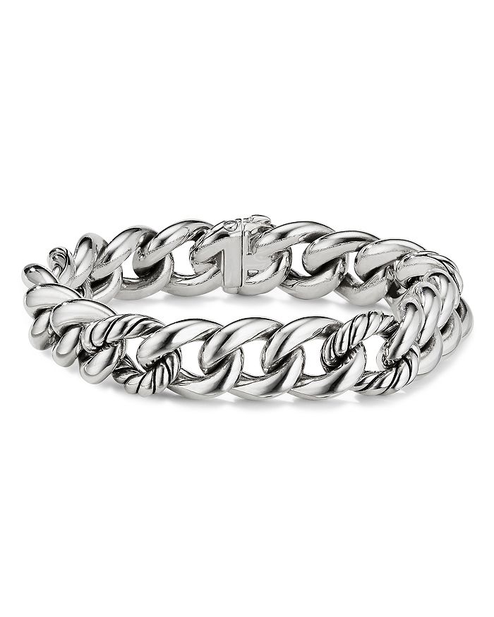 David Yurman Sterling Silver Curb Chain Bracelet | Bloomingdale's