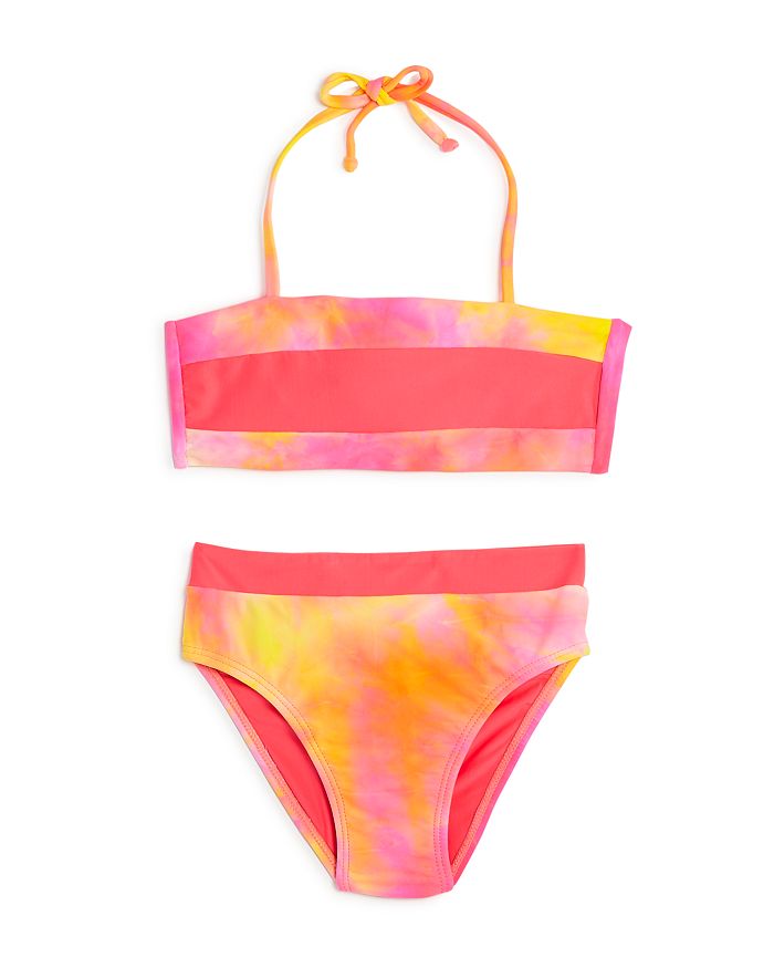Clements Twins x PQ Swim PQ Swim Girls' Colorblocked Two-Piece Swimsuit ...
