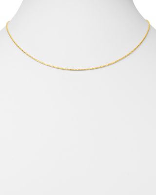 Bird Cage Link Chain Necklace in 14K Yellow Gold, 18" 