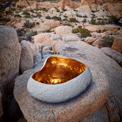 Haas Mojave Desert Bowl with Gold Interior, Small