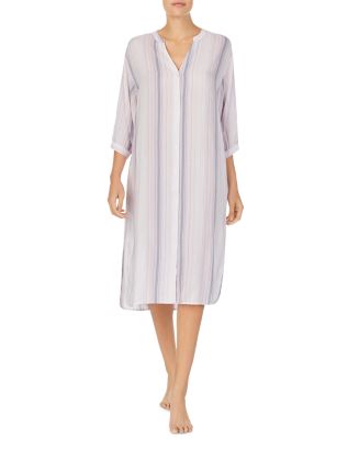 Donna Karan Striped Sleep Shirt | Bloomingdale's