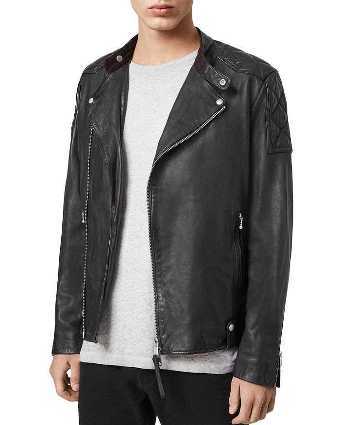 ALLSAINTS Marley Leather Biker Jacket | Bloomingdale's