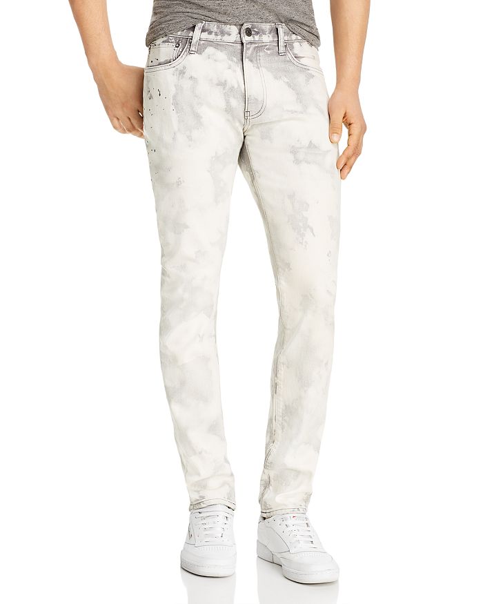 OVADIA Skinny Fit Paint Splatter Jeans | Bloomingdale's