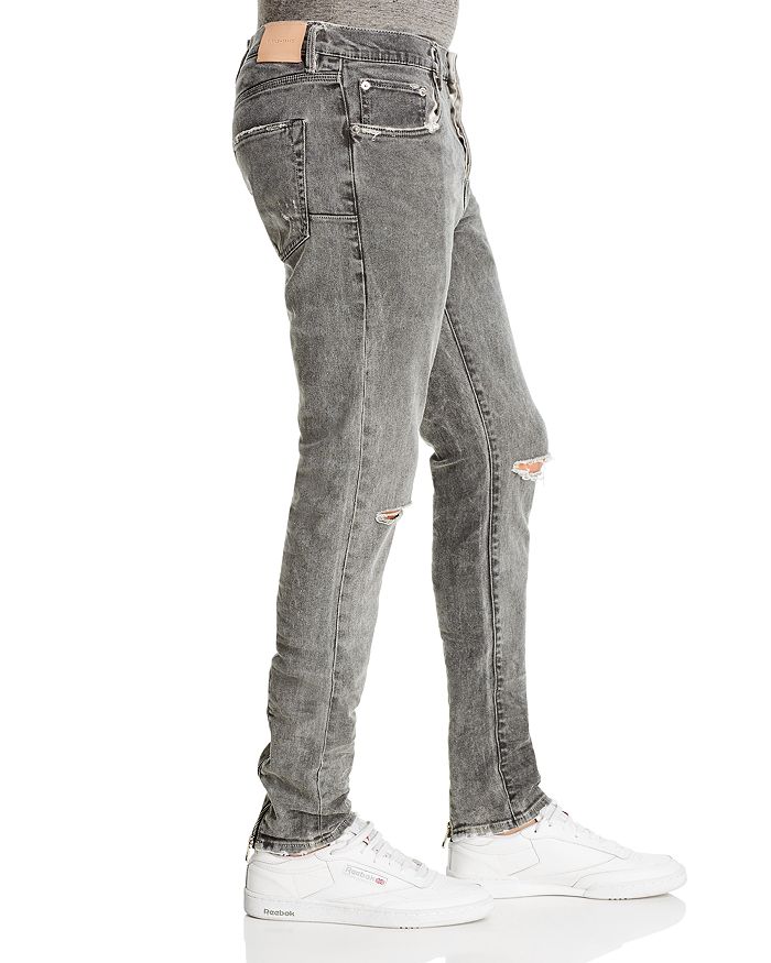skinny fit purple jeans men