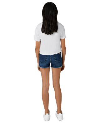 Girls' The Markie Mid-Rise Stretch Denim Shorts - Little Kid
