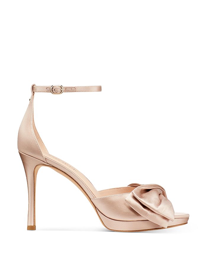 Shop Kate Spade New York Women's Bridal Bow Strappy High-heel Sandals In Ivory