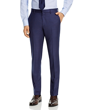 Theory Zaine Micro-Check Extra Slim Fit Suit Pants