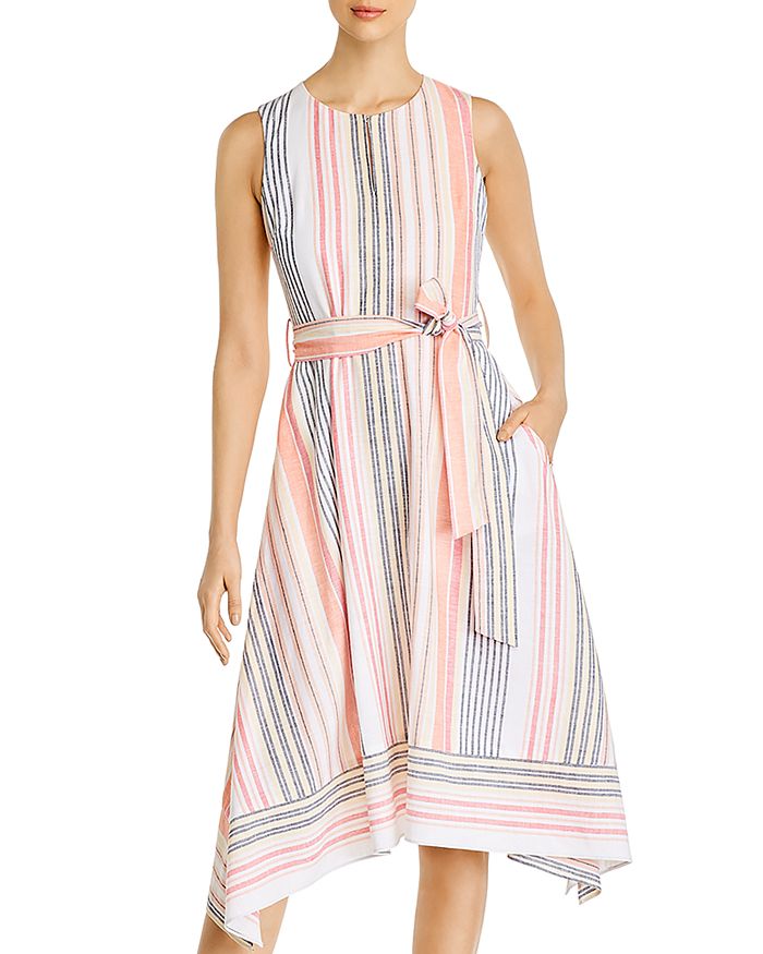 Karl Lagerfeld Paris Striped Midi Dress Bloomingdale S