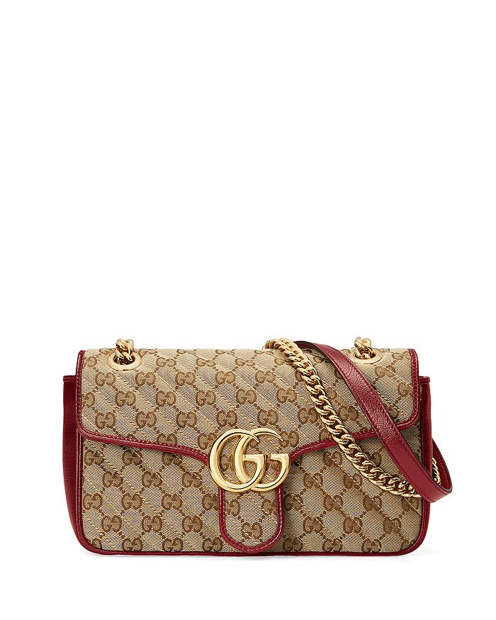 Gucci GG Marmont Small GG Canvas Shoulder Bag | Bloomingdale&#39;s