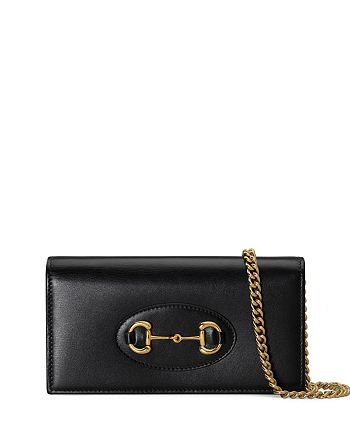 Gucci 1955 Horsebit Leather Chain Wallet | Bloomingdale&#39;s