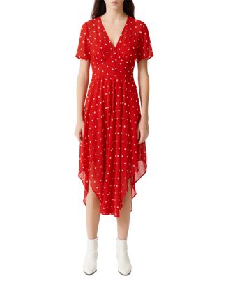 Maje Raola Floral Embroidered Dress | Bloomingdale's