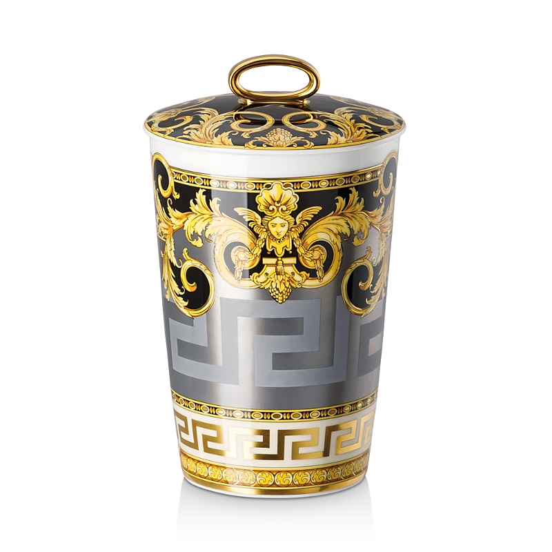 Versace Prestige Gala Scented Votive With Lid In Gray