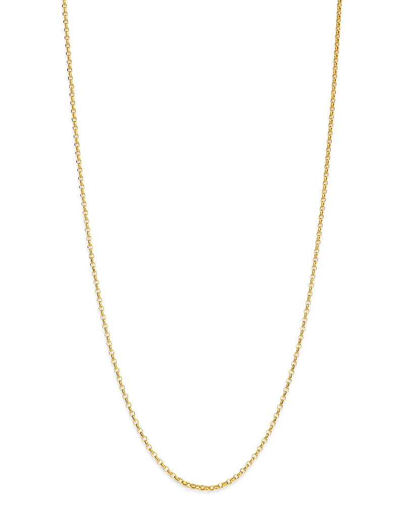 Bloomingdale's Fine Collection Round Link Chain Necklace in 14K Yellow Gold, 18