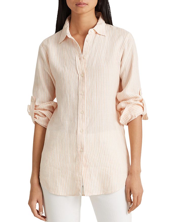 Ralph Lauren Striped Linen Shirt | Bloomingdale's