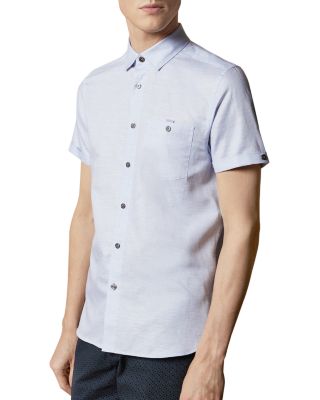 Ted Baker - Ted Baker Have Fun Cotton-Linen Shirt