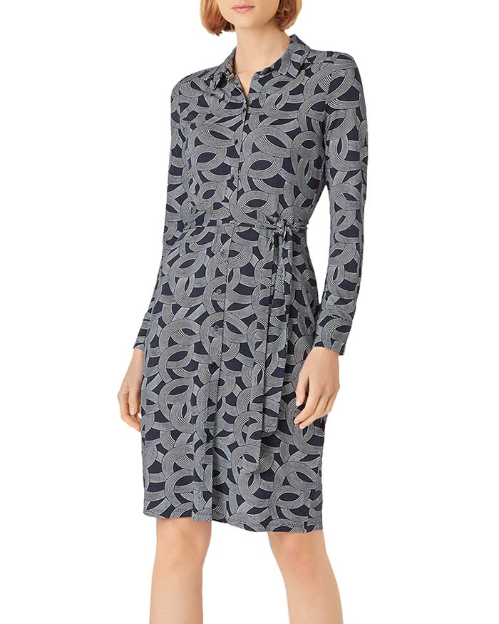 HOBBS LONDON SANDRINE CLASSIC SHIRT DRESS 01205346155T000