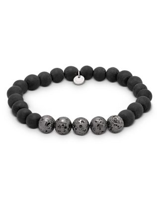 Tateossian - Vesuvius Lava Bead Bracelet
