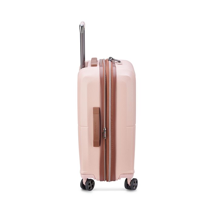 Shop Delsey St. Tropez Expandable Carry-on Spinner Suitcase In Pink