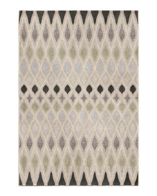 Palmetto Living - Orian Riverstone Laveen Area Rug, 5'3" x 7'6"