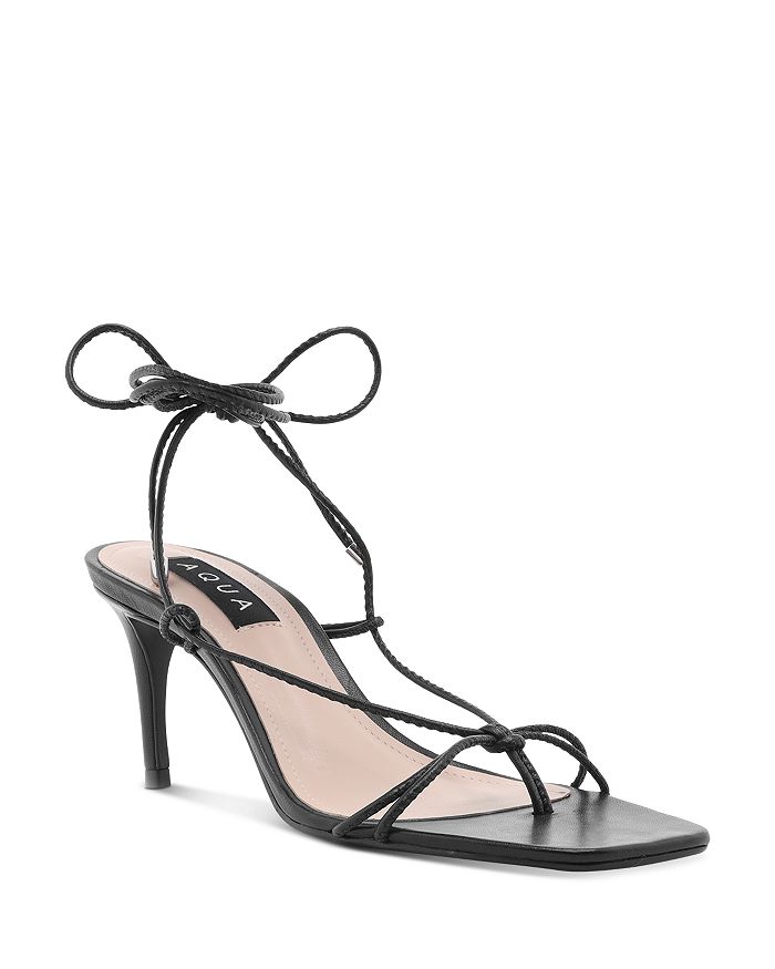 Aqua Women's Dirlene High-heel Strappy Sandals - 100% Exclusive In Black