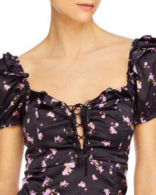 lace halter top mini dress Bridges Halter Lace Mini Dress | Black | Womens