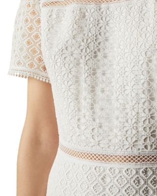 Ted Baker Allara Short-Sleeve Lace Mini Dress | Bloomingdale's Women
