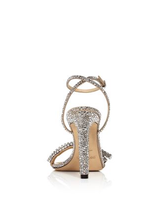 Jimmy Choo Women's Thyra 100 High-Heel XCK Embellished Sandals