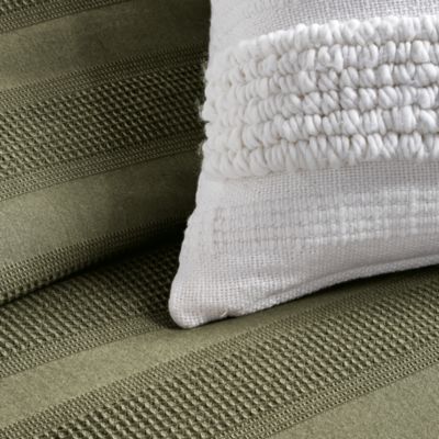 Pure Textured Stripe Decorative Pillow, 20&amp;quot; x 20&amp;quot;