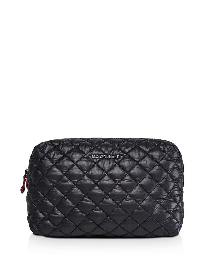 Mz Wallace Mica Cosmetic Case In Black