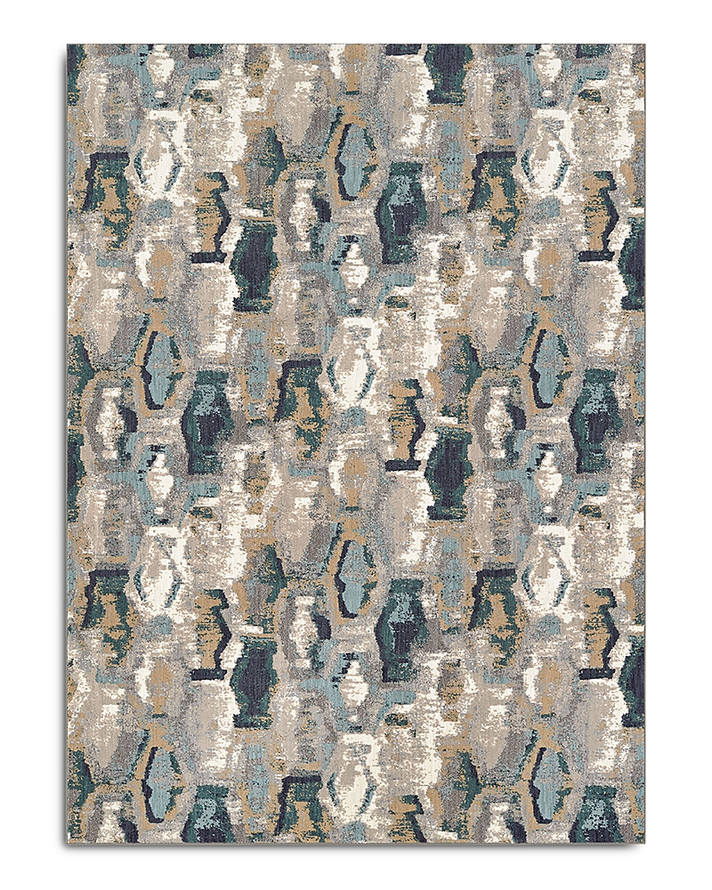 Karastan Soiree Gimlet Jade 2' X 3' Area Rug In Mallard Green