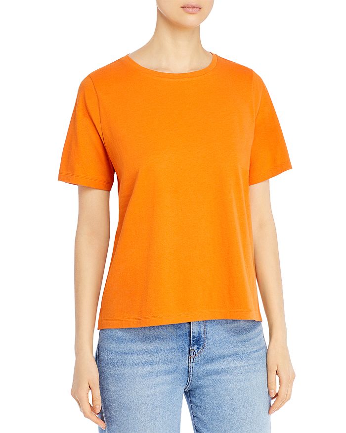 Eileen Fisher Women's Crewneck Organic T-shirt In Squash