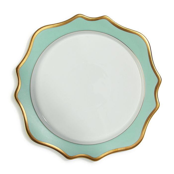Anna Weatherley Anna's Palette Charger In Aqua Green