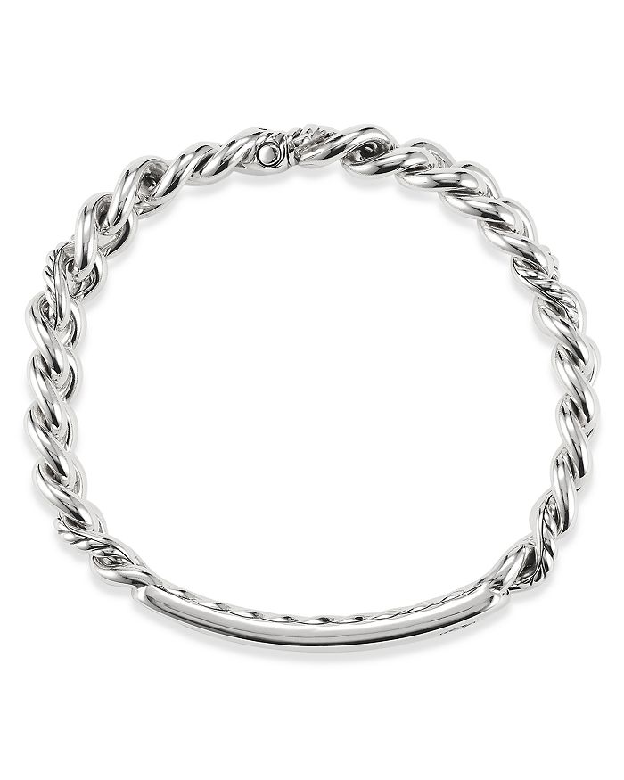 David Yurman Women's Belmont Curb Link Sterling Silver Id Bracelet ...