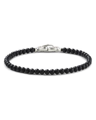 David Yurman Men's Spiritual Beads Bracelet with Black Onyx