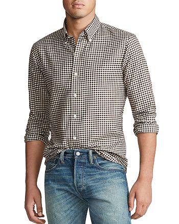 Polo Ralph Lauren Classic Fit Gingham Twill Shirt | Bloomingdale's