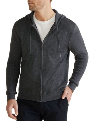 cashmere full zip hoodie