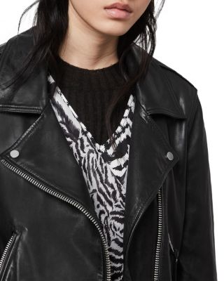 美品　オールセインツ　LUNA LEATHER BIKER MAC　黒　38 ALLSAINTS Luna Leather Biker Jacket | Bloomingdale's